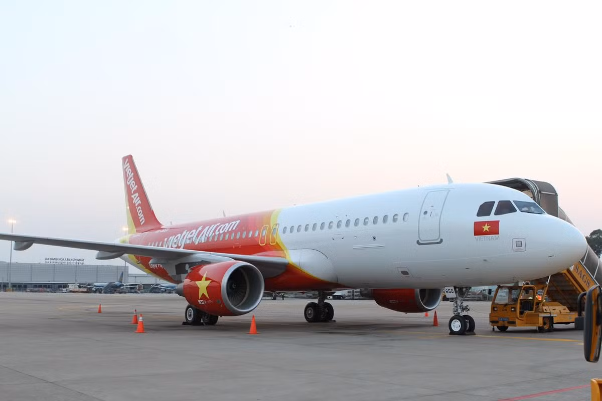 May bay moi nhat cua VietJet Air ve nuoc