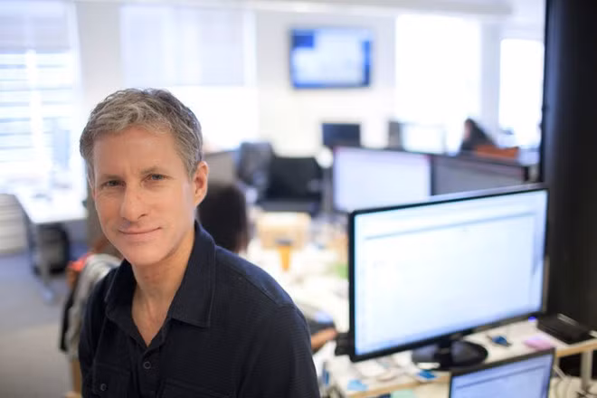 Chris Larsen - đồng sáng lập tiền kỹ thuật số Ripple - tại văn phòng của công ty ở San Francisco (Mỹ). Ảnh: NYTimes.