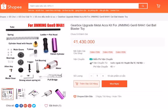 Khong chi Lazada, tren Shopee cung ban thiet bi lap rap sung-Hinh-3