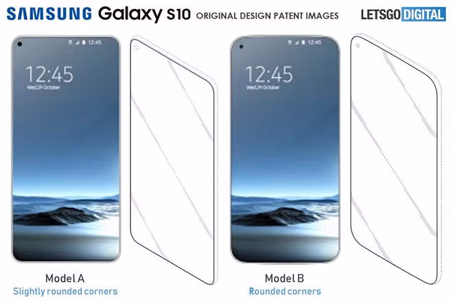 Lo thiet ke Galaxy S10 thong qua bang sang che moi nhat?