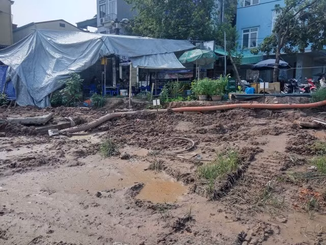 Ảnh: Ngổn ngang trên tuyến đường đổi bằng 180ha đất "vàng" ở Long Biên - Hình 11 Anh: Ngon ngang tren tuyen duong doi bang 180ha dat
