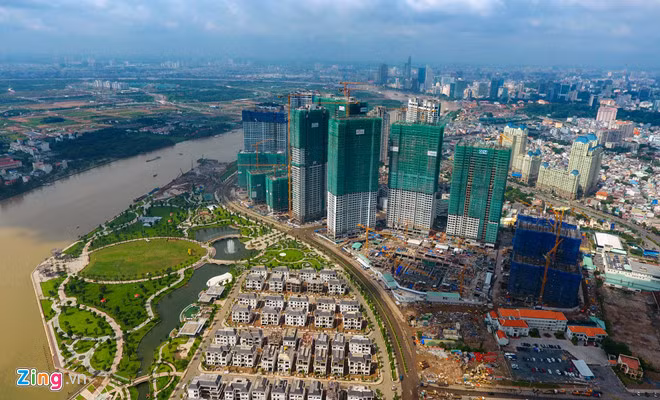 Vinhomes đang phát triển hàng chục dự án bất động sản cao cấp, phần lớn tại Hà Nội và TP.HCM. Ảnh: Lê Quân.