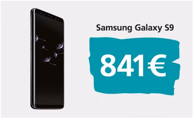 Giá dự kiến của Galaxy S9. Giá dự kiến của Galaxy S9.