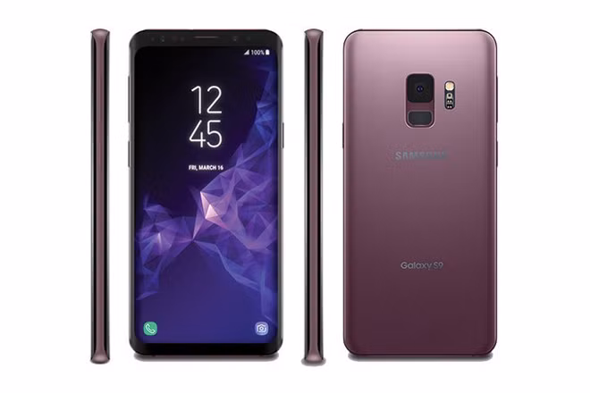 Ảnh concept Galaxy S9 màu tím Lilac. Ảnh concept Galaxy S9 màu tím Lilac.