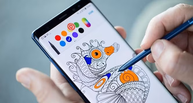 Bút S-Pen của Galaxy Note 9 sẽ được cải tiến đáng kể. Ảnh: GSM Arena. Bút S-Pen của Galaxy Note 9 sẽ được cải tiến đáng kể. Ảnh: GSM Arena.