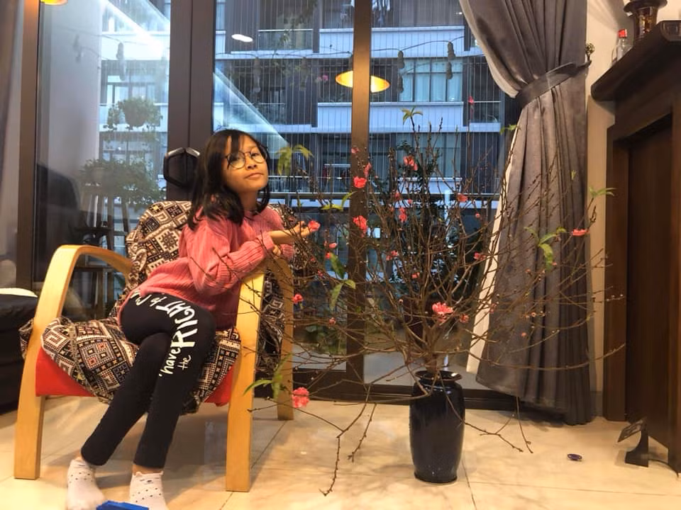 Chua Tet, hoa dao da chay hang