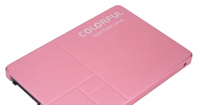 Ổ SSD màu hồng mới.