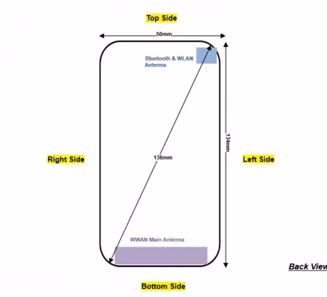 Bản thiết kế được cho là của Nokia 1. Bản thiết kế được cho là của Nokia 1.