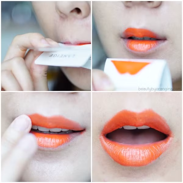 Và chỉ cần bặm nhẹ môi như mỹ nhân cổ trang là đã có được màu son như ý. Và chỉ cần bặm nhẹ môi như mỹ nhân cổ trang là đã có được màu son như ý.