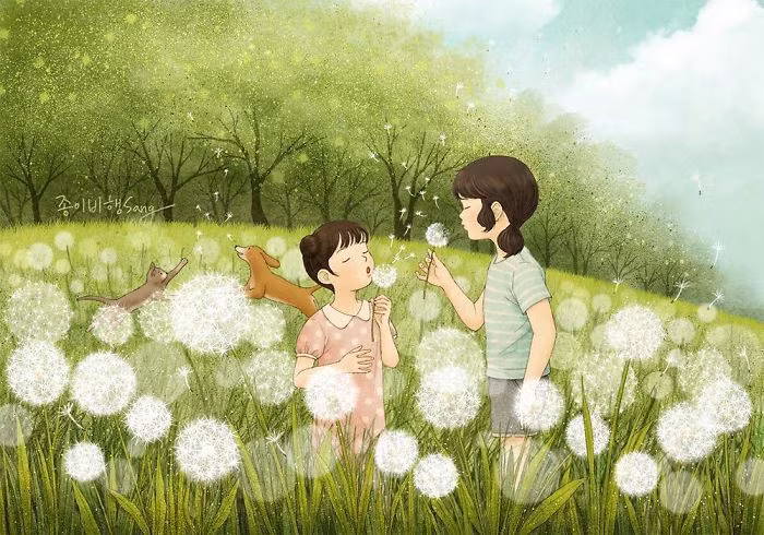 Bức tranh có chị và em luôn đẹp đẽ và tươi sáng nhất!