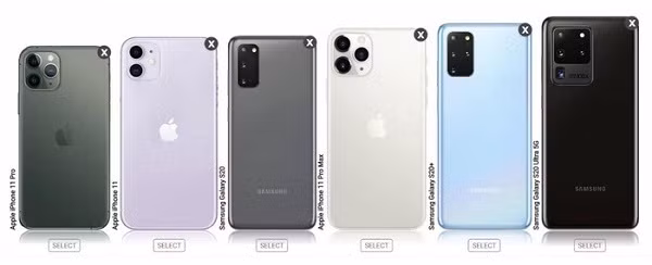 Cùng thời điểm, cả series điện thoại cao cấp Galaxy S20 của Samsung không có một thiết bị nào rơi vào khoảng có kích thước nhỏ gọn. Đây được xem như một trong những "vũ khí bí mật" của iPhone 12 hẳn khiến nhiều người dùng điện thoại Android ghen tị với fan Táo.