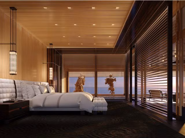 Dự tính được xây dựng với chiều dài 112m, Aqua có thể đạt tốc độ tối đa 17 hải lý/ giờ và có phạm vi hoạt động là 3.750 hải lý.