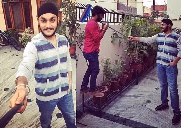 Tấm hình selfie hoàn hảo nhất là khi có cả đội ngũ hậu thuẫn thế này.