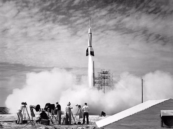 Bức ảnh được chụp vào tháng 7/1950 tại Trạm không quân mũi Canaveral.