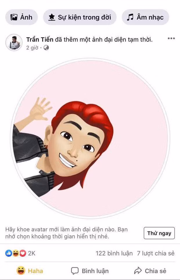 "Facebook Avatar" cho phép người dùng có thể tạo nên một nhãn dán đậm dấu ấn của riêng mình với các tùy chọn phong phú như tóc, mắt, mũi, miệng, quần áo,... hệt như phiên bản đời thực. Để bắt trend avatar emoij cực hot này, bạn có thể thực hiện qua những bước cực kỳ đơn giản dưới đây.