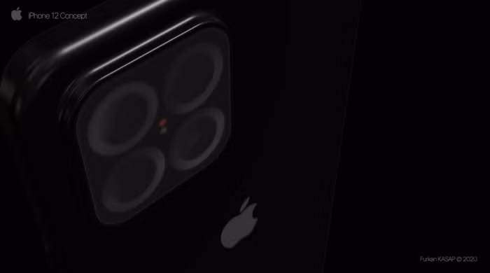 Cụ thể, YouTuber Furkan Kasap đã đưa ra ý tưởng về một chiếc iPhone 12 đậm chất tương lai với hướng đi hoàn toàn khác biệt. Trong đoạn video ngắn ngủi hơn 1 phút, thứ chiếm trọn sự chú ý không phải là mặt trước thiết bị mà là mặt lưng, nơi có cụm camera vuông quen thuộc nhưng phủ lên trên là một...màn hình thứ hai.