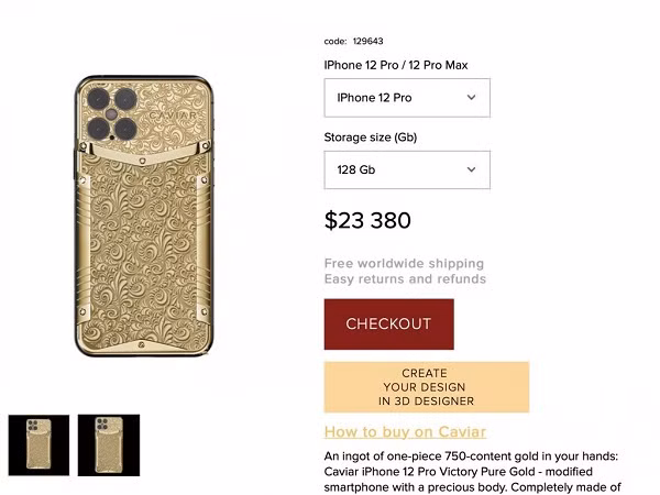 Bộ 4 iPhone 12 chưa ra mắt, mới đây hội công nghệ thế giới đã được dịp "đứng ngồi không yên" khi xuất hiện phiên bản dát vàng siêu sang chảnh, chỉ dành cho những dân chơi thực thụ.