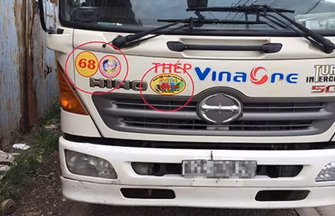 Cong an noi gi ve duong day ban logo “xe vua”?