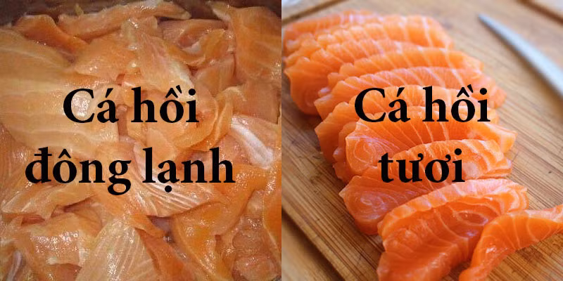 Một phần cũng rất dễ nhận biết cá hồi ngon là mắt cá, mắt cá tươi còn lồi và trong suốt giác mạc vẫn còn độ đàn hồi tốt. Còn đối với cá hồi ươn lâu ngày thì mắt cá đã chuyển sang màu đục và lõm vào trong hốc mắt. Ảnh: Internet