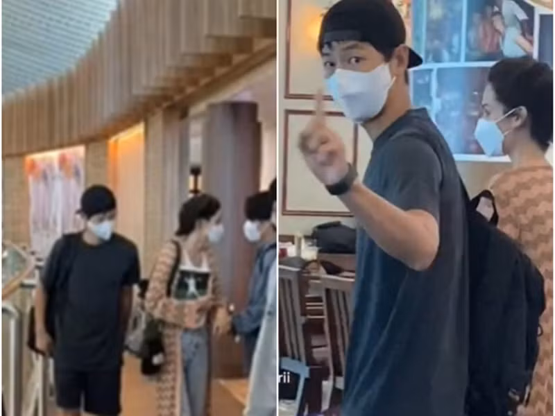 Theo Dispatch, Song Joong Ki gặp vợ ở Italy khi quay phim “Vincenzo”. Katy là giáo viên dạy tiếng Italy của Song Joong Ki. Cựu diễn viên người Anh đến Hàn Quốc từ mùa xuân năm 2022. Song Joong Ki chiều chuộng nửa kia. Anh thuê cho Katy 1 phiên dịch tiếng Anh - Hàn, đón bố mẹ Katy đến Hàn Quốc. Ảnh: Sports Chosun