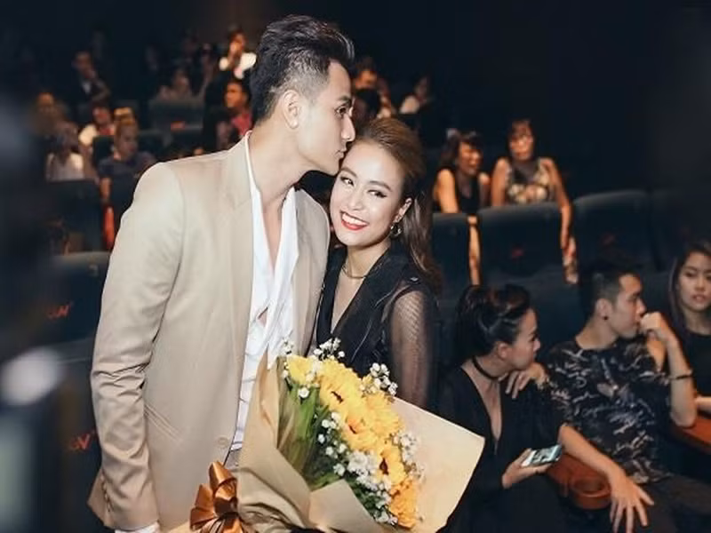 Trước khi vướng nghi vấn tình cảm đồng giới với Gil Lê, Hoàng Thùy Linh hẹn hò siêu mẫu Vĩnh Thụy. Ảnh: Zing