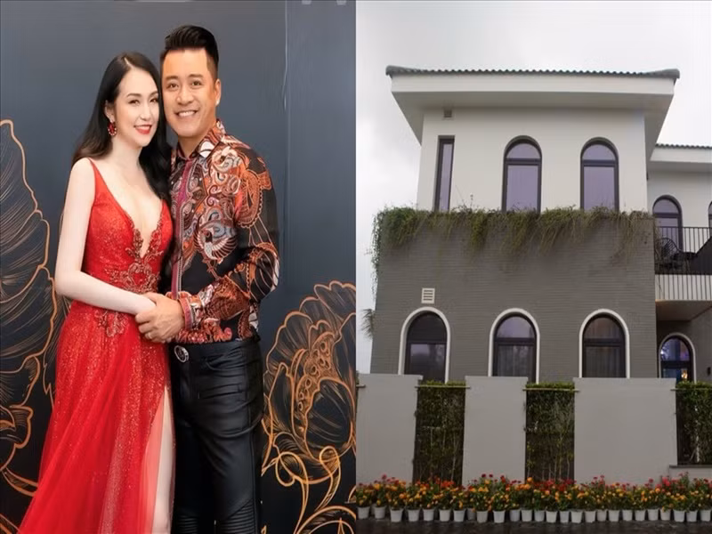 Nam ca sĩ và vợ còn có một căn biệt thự 50 tỷ nằm sát bãi biển. Ảnh: Lao động