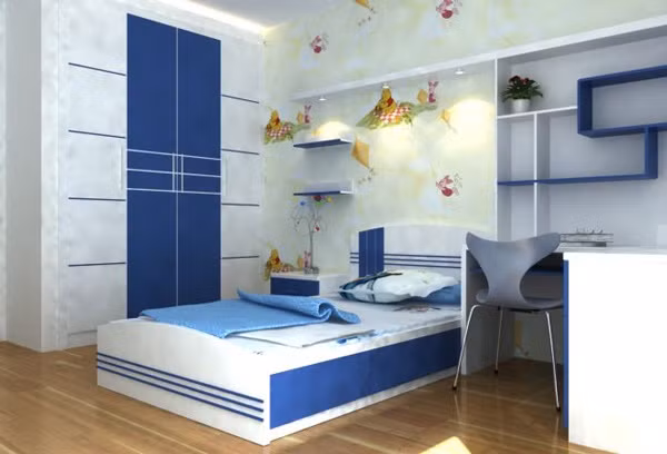 Một thiết kế khác phòng ngủ dành cho con chủ nhà. (Ảnh minh họa)