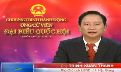 Ông Trịnh Xuân Thanh được cử tri bầu làm đại biểu Quốc hội với số phiếu tín nhiệm cao nhất tỉnh Hậu Giang.