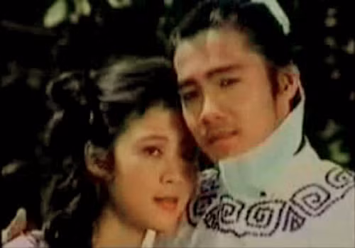 Lý Hùng và Diễm Hương trong bộ phim Phạm Công Cúc Hoa.