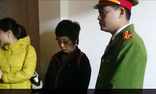 Cơ quan Cảnh sát điều tra Bộ Công an tống đạt quyết định và thực hiện lệnh bắt, khám xét nơi ở đối với bà Nga.