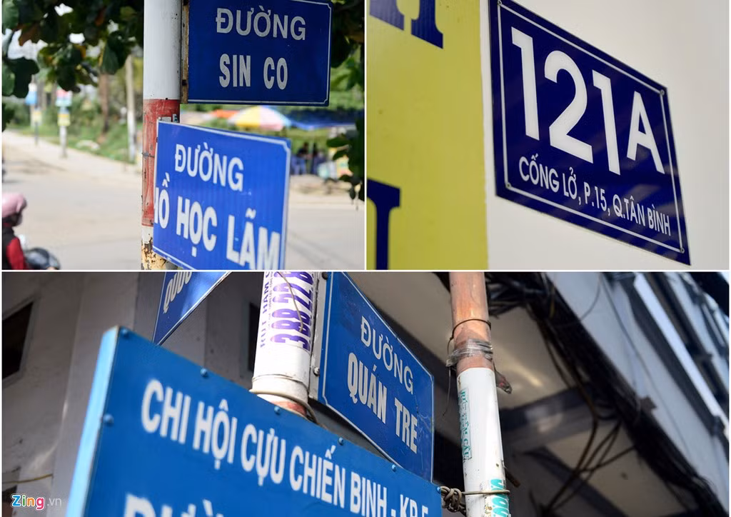 Rất nhiều tên đường lạ lâu nay vẫn tồn tại khắp nơi trên địa bàn thành phố như đường Sinco (quận Bình Tân), Cống Lở (quận Tân Bình), Quán Tre (quận 12), Bông Sao (quận 8)...