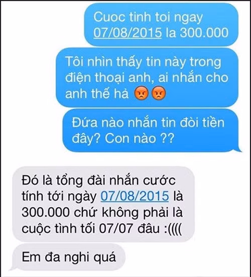 Tổng đài cũng biết đùa ghê.