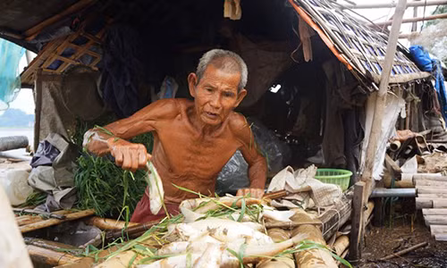 Lũ về khiến cá chết hàng loạt trên sông Mã. Ảnh: Nguyễn Dương.