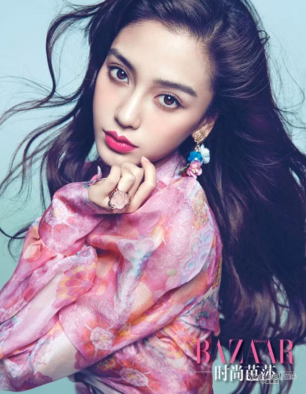 Bà xã Huỳnh Hiểu Minh - Angelababy xếp ở vị trí thứ 9.