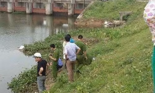 Hiện trường nơi phát hiện em H. tử vong.