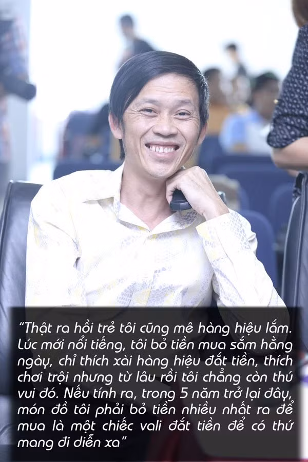Đó là sở thích và lối sống của Hoài Linh từ thời trẻ đến giờ.