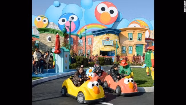 Công viên giải trí Universal Studios ở thành phố Osaka, Nhật Bản.