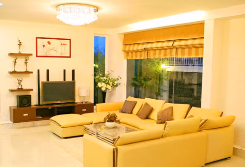 Phòng khách sang trọng.