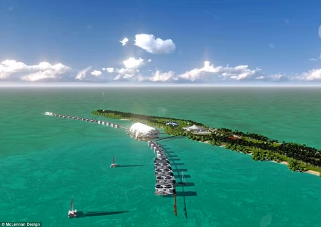 Tài tử Leo còn có tham vọng cải thiện hệ thống sinh thái của đảo Blackadore Caye với tư cách nhà hoạt động môi trường.