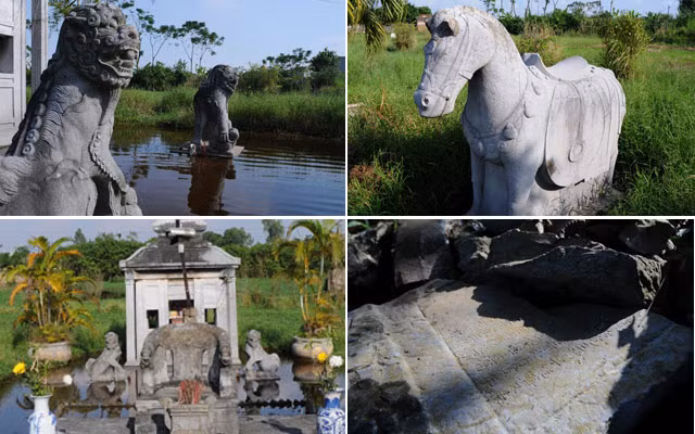 Khu lăng mộ này còn được biết đến với tên gọi lăng mộ đá Quận công Đỗ Bá Phẩm, được xây dựng từ năm 1733 tại thôn Nỏ Bạn, xã Vân Tảo, Thường Tín, Hà Nội. Theo sách sử ghi lại, Quận công quê gốc ở làng Vân La Thượng, nay là xã Vân Tảo. Ông từng giữ chức trấn thủ trấn Sơn Nam và được chúa Trịnh Cương giao cho làm chức tư giảng, chuyên dạy dỗ thế tử Trịnh Giang.