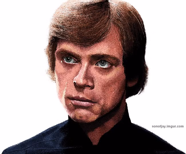 Luke Skywalker, một nhân vật trong bộ phim Chiến tranh giữa các vì sao.