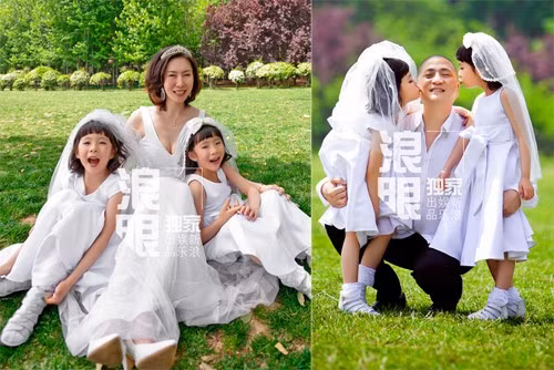 Thang Trấn Nghiệp đã 2 lần kết hôn. Hiện tại, anh sống hạnh phúc cùng người vợ hai - một cô gái người Thanh Đảo kém anh 24 tuổi - và 2 cô con gái sinh đôi.