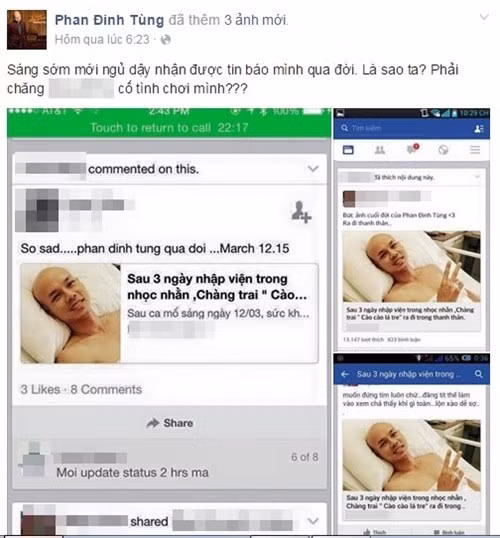 Sao Viet khon kho tren Facebook: Bi tung tin da...chet, mac benh-Hinh-3