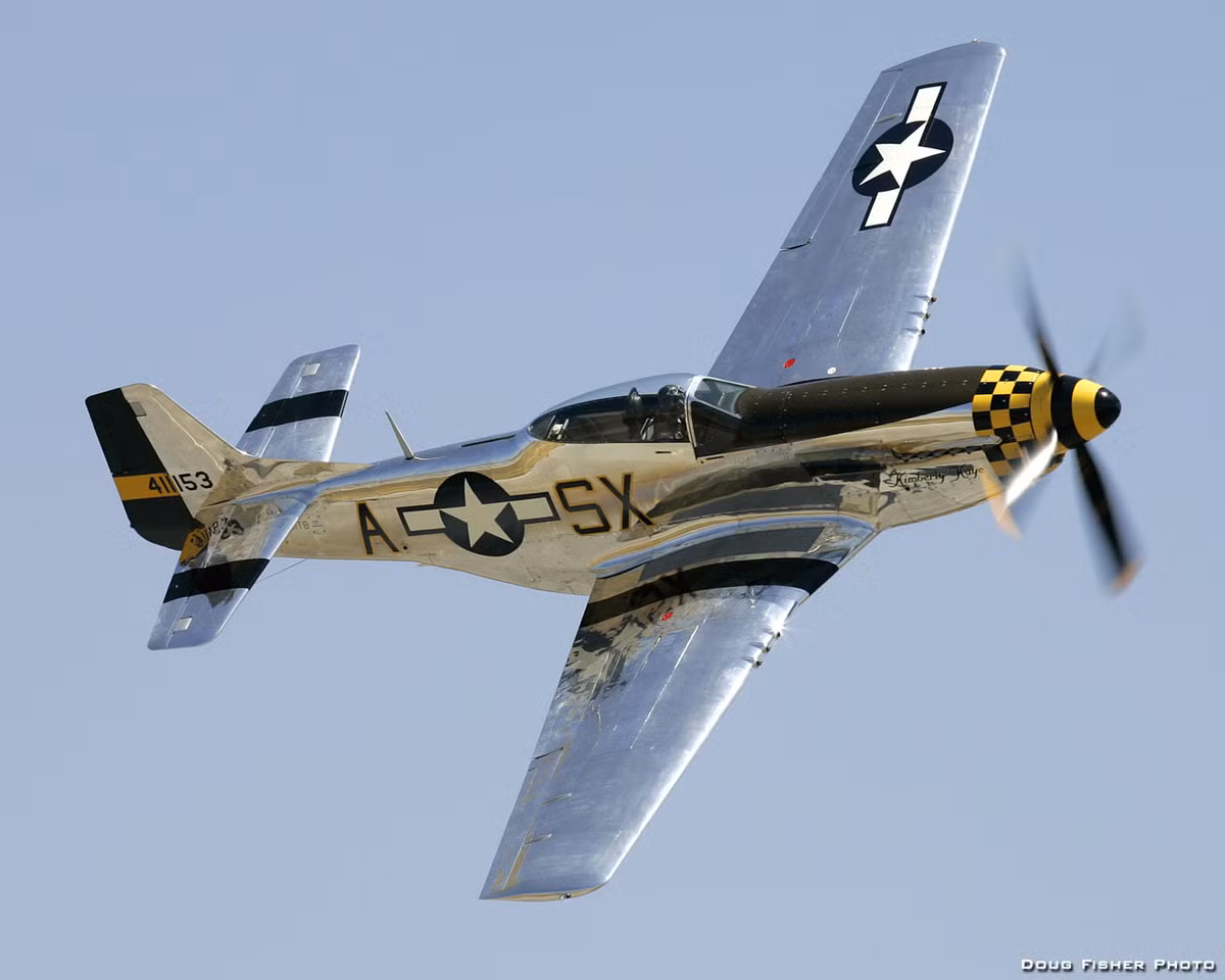 Sau Thế Chiến II, máy bay P-51 Mustang phục vụ trong quân đội của hơn 55 nước.