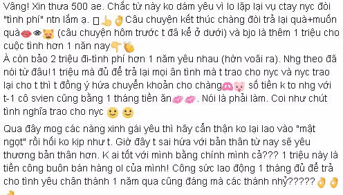 Het yeu, thanh nien doi lai ban gai qua va tinh phi