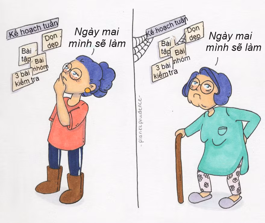 Đối với một số thiếu nữ, việc hoàn thành công việc theo đúng kế hoạch là điều rất khó khăn.