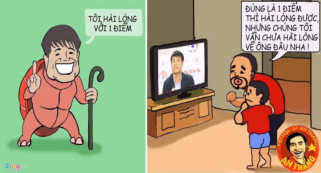 HLV Hữu Thắng chia sẻ ông hài lòng với kết quả trận hòa 1-1 trước Afghanistan và Đài Loan. Tuy nhiên, người hâm mộ cho rằng tuyển Việt Nam gặp may mắn với kết quả này vì hàng công chơi bế tắc và bỏ lỡ quá nhiều cơ hội.
