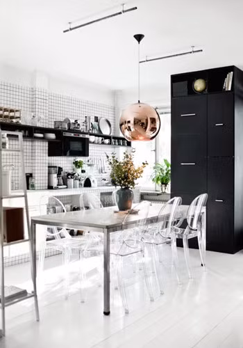Trong những năm gần đây đèn trần trang trí bằng chất liệu đồng rất được ưa chuộng trong trang trí nội thất nhà ở trong phong cách Bắc Âu.