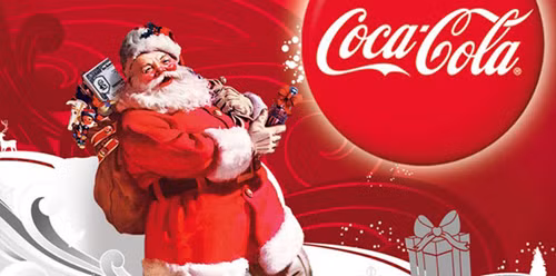 Vì sao ông già Noel luôn mặc đồ màu đỏ Vị thánh Nicolas xuất hiện trong các câu chuyện tại quê hương Thổ Nhĩ Kỳ với bộ lễ phục giám mục màu đỏ ở thế kỷ thứ 4. Vì thế màu đỏ gắn liền với hình tượng ông già Noel sau này. Trong lịch sử văn học, ông già Noel từng được gắn với bộ y phục màu xanh vì người phương Tây cho rằng, đó là màu báo hiệu mùa xuân đến; cho cây cối, gia súc sinh sôi, nảy nở. Một cách lý giải thú vị khác về màu đỏ của bộ trang phục ông già Noel, đó là hình ảnh quảng cáo của hãng đồ uống nổi tiếng Coca-Cola trong năm 1920. Hình ảnh ông già Noel khi đó được hãng này sử dụng làm hình ảnh đại diện, tây cầm chai nước ngọt với khuôn mặt vui tươi và mang túi quà đồ sồ trên vai.
