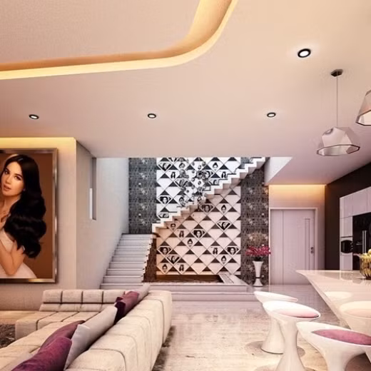 Ngọc Trinh cũng là một trong những nghệ sĩ trẻ sở hữu căn hộ penthouse trị giá hàng chục tỷ đồng ở quận 7, TP HCM. Người đẹp thích tự tay dọn dẹp, chăm chút cho tổ ấm mới rộng 200m2, thiết kế sang trọng, hiện đại.